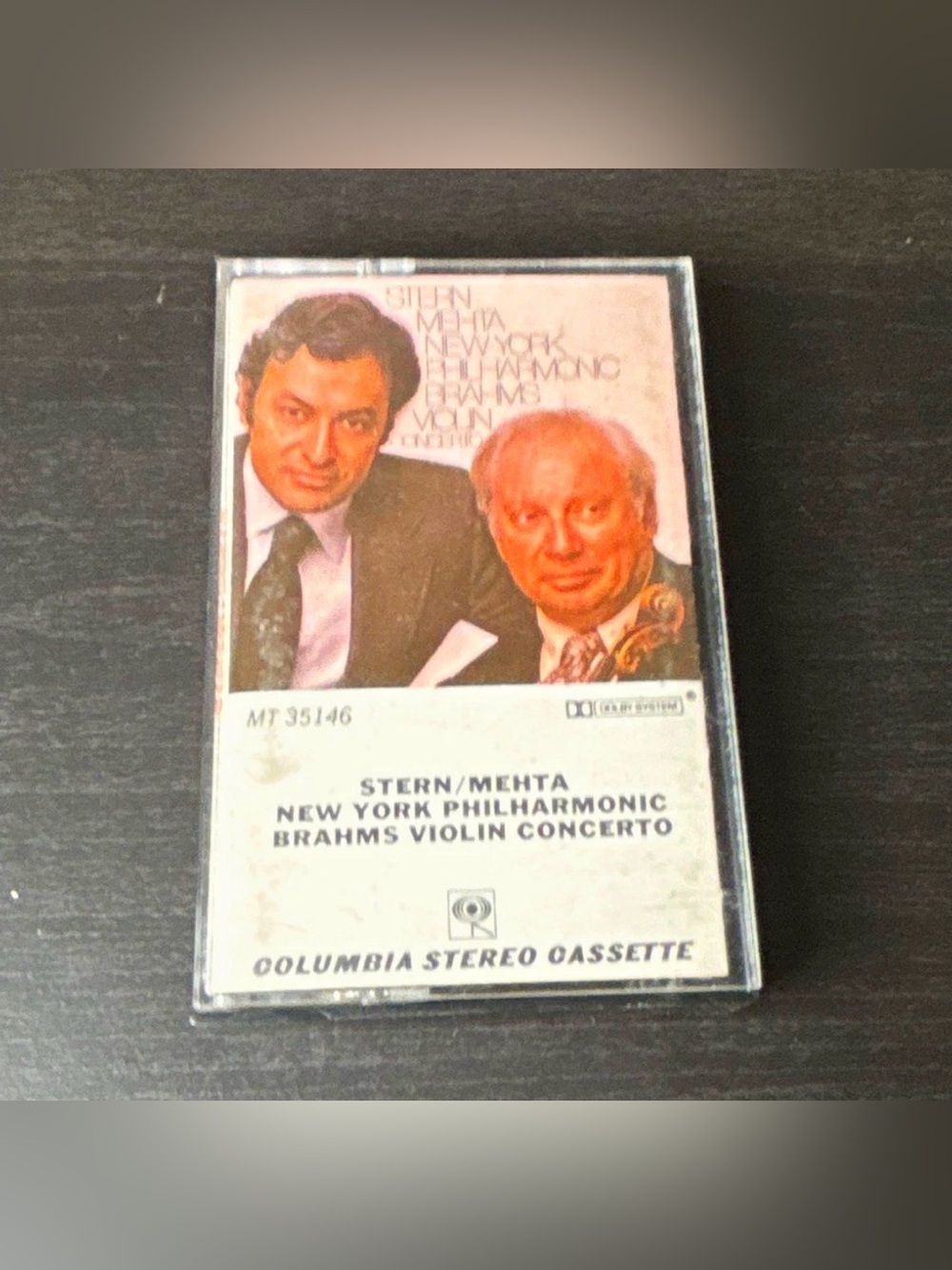 Vintage Stern Mehta New York Philharmonic Brahms Violin Concerto Cassette